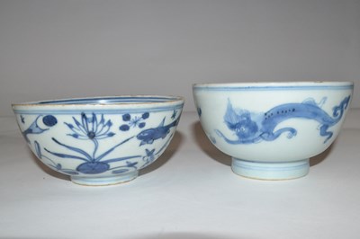 Lot 315 - A Chinese porcelain Kangxi style bowl...