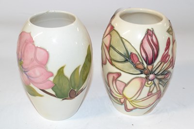 Lot 372 - Two Moorcroft vases, one in the Magnolia...