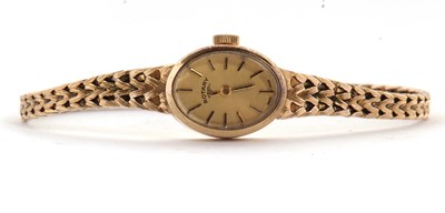 Lot 172 - A lady's 9ct Rotary wristwatch, the signed...