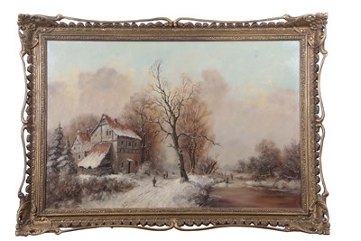 Lot 648 - Stephan de Haan (Dutch, b.1914), Winter...