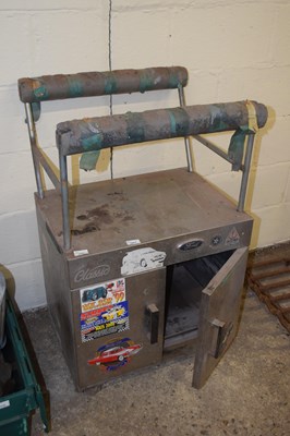 Lot 1017 - A stainless steel portable tool chest