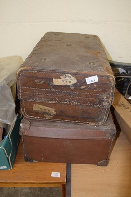 Lot 1023 - Two vintage suitcases