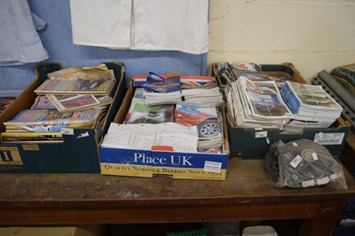 Lot 1031 - Three boxes of various car enthusiast...