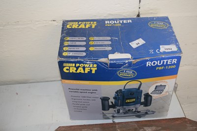 Lot 1052 - A Powercraft router