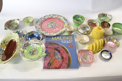 Lot 388 - A quantity of Maling lustre wares, various...