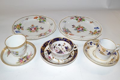 Lot 377 - Group of 19th Century English porcelain wares...