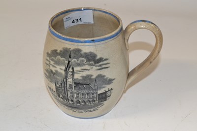 Lot 431 - A 19th Century mug to commemorate the opening...