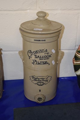 Lot 11 - A vintage Cheavins water filter