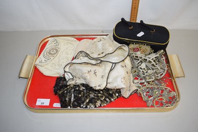 Lot 25 - Mixed Lot: Beaded evening bags and other items