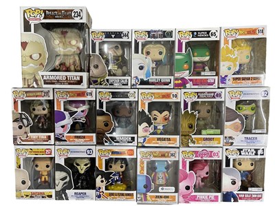 Lot 225 - A mixed lot of various boxed Funko Pop! vinyl...