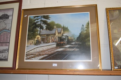 Lot 43 - Don Breckon, Much Wenlock Station, coloured...