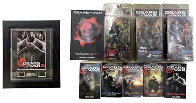 Lot 222 - A collection of Gears of War memorabilia, to...