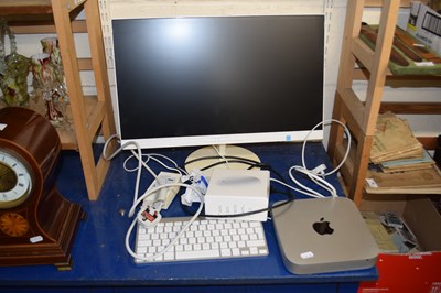 Lot 81 - An Apple Mac Mini together with a Philips flat...