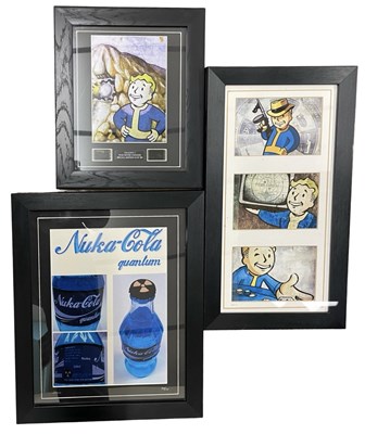 Lot 219 - Three limited edition framed Fallout prints