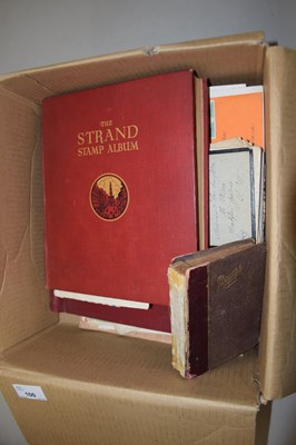 Lot 100 - Box of various junior stamp albums, assorted...
