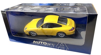 Lot 77 - A boxed AutoArt 1:18 scale Porsche 911 Carrera...