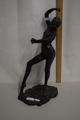 Lot 159 - After Degas, bronze effect model of a dancer