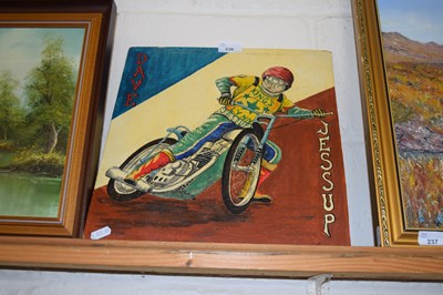 Lot 236 - Kings Lynn Speedway Interest - An oil on board...