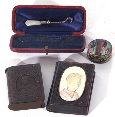 Lot 188 - Mixed Lot comprising a mother of pearl mounted...