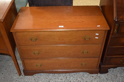 Lot 294 - A Stag three drawer bedroom chest