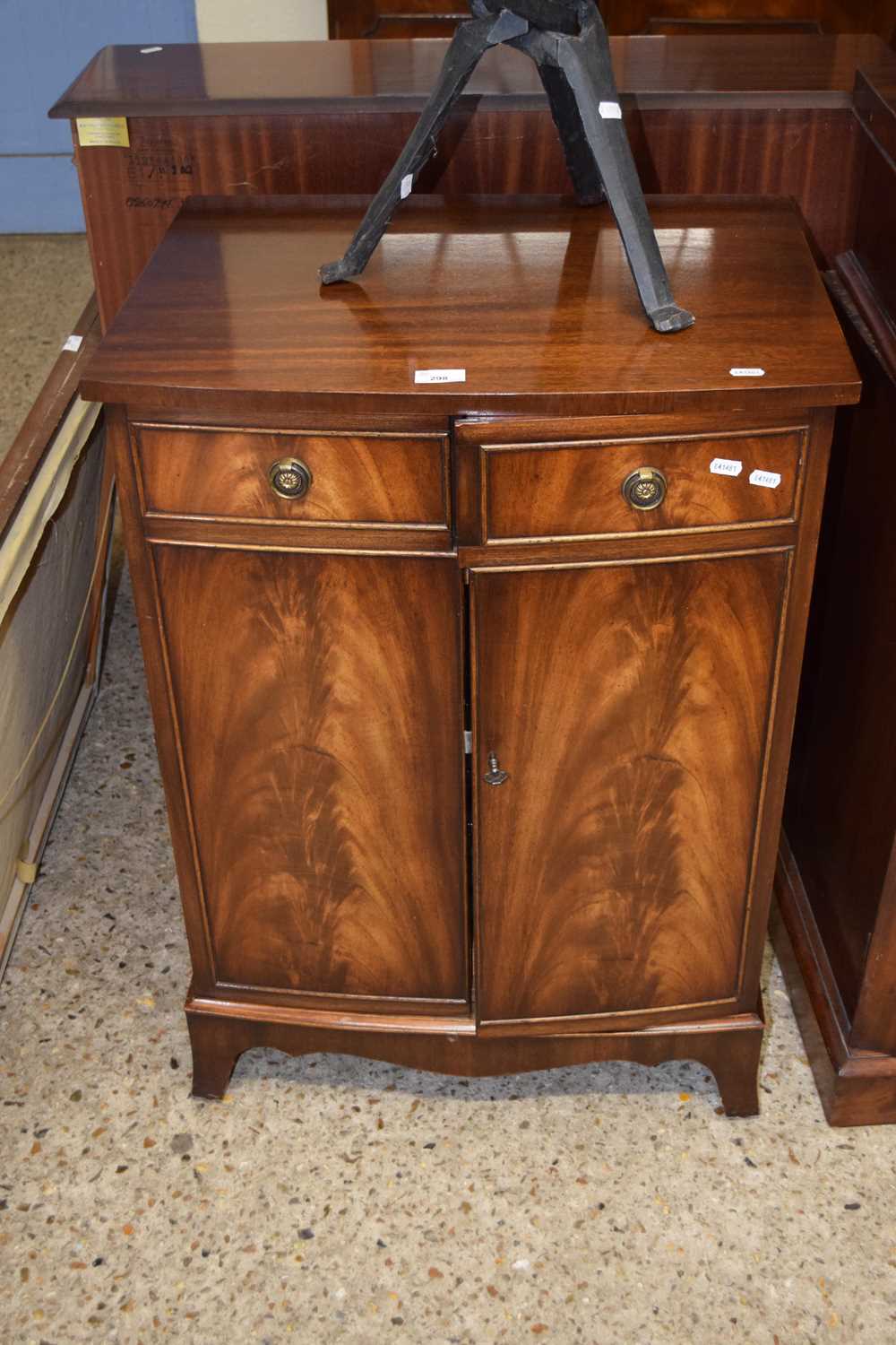 Lot 298 - A mahogany veneered hi-fi cabinet containing a...