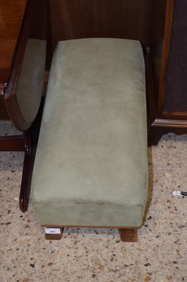 Lot 304 - A small rectangular footstool