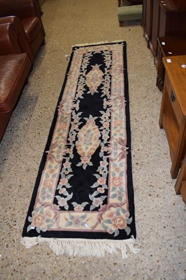 Lot 309 - Modern Chinese type floral runner carpet