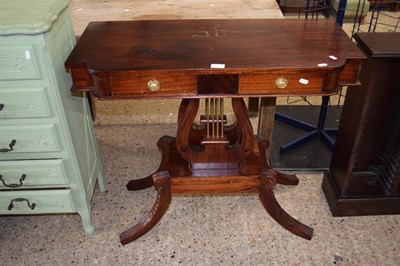 Lot 320 - A Georgian style pedestal occasional table...