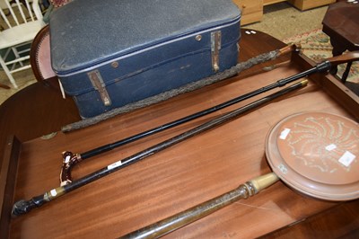 Lot 328 - Group of three walking sticks to include an...