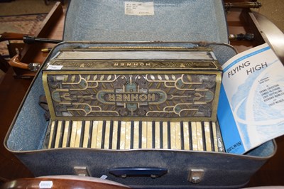 Lot 345 - A vintage Hohner accordion