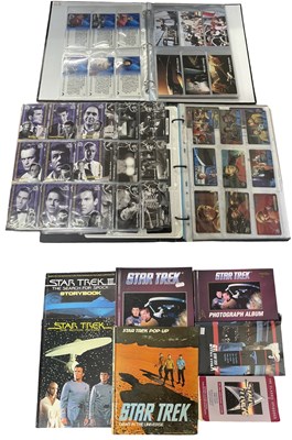 Lot 44 - A collection of various Star Trek books and...