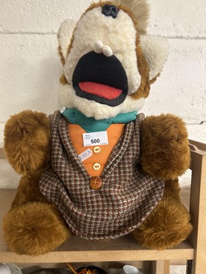 Lot 500 - A vintage Basil Brush toy