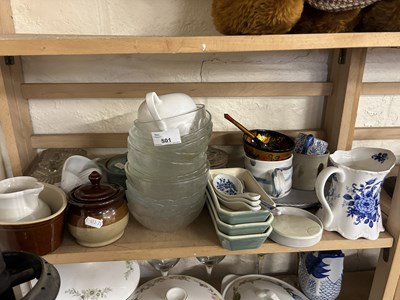 Lot 501 - Mixed Lot: Various assorted ceramics, glass...