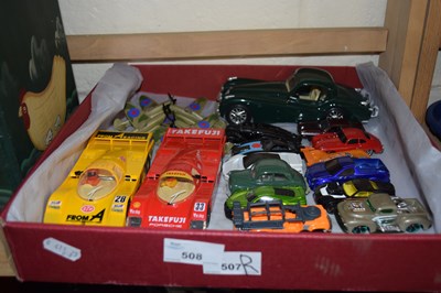 Lot 508 - Box of various toy cars