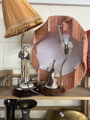 Lot 511 - Two modern table lamps, one marked Florence