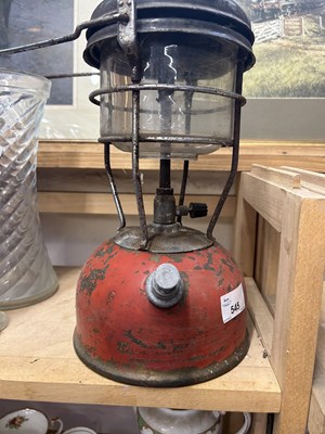 Lot 545 - Vintage tillery lantern