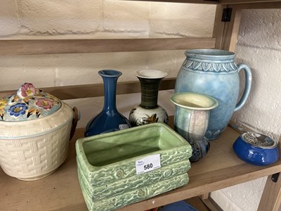 Lot 580 - Mixed Lot: Various assorted vases, small...