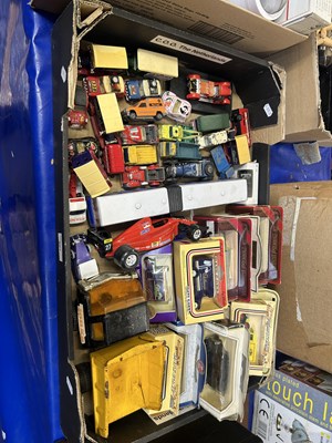 Lot 607 - Quantity of toy cars, trucks, some boxed