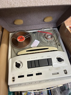 Lot 612 - A Rivei tape recorder, three speeds/two track