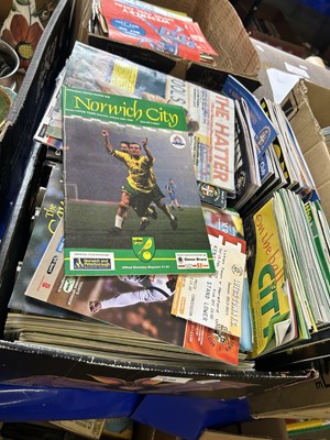 Lot 630 - Quantity of Norwich City football programs