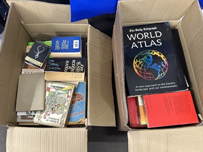 Lot 635 - Two boxes of books