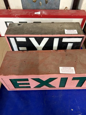 Lot 698 - Two cinema exit signs and another "Regal" (3)