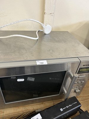 Lot 742 - A Sharp microwave