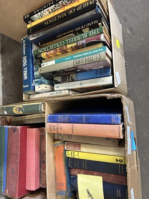 Lot 753 - Two boxes of assorted books