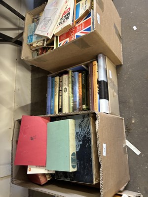 Lot 754 - Three boxes of assorted books