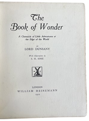 Lot 223 - LORD DUNSAY: THE BOOK OF WONDER - A CHRONICLE...