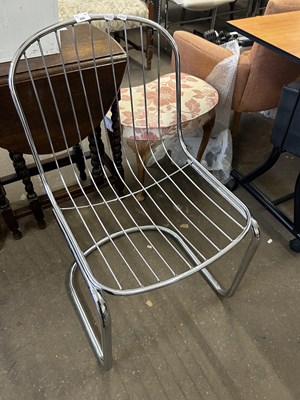 Lot 808 - A single aluminium framed metal chair