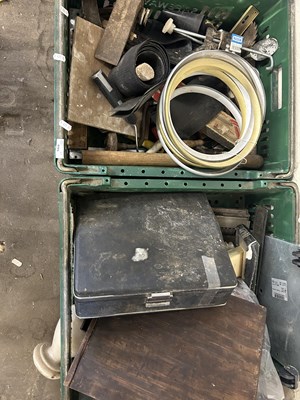 Lot 895 - Two boxes of assorted workshop contents