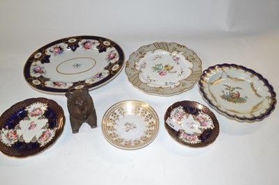 Lot 444 - A collection of English porcelain ceramics...