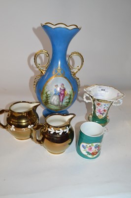 Lot 424 - A group of late 19th Century ceramics...